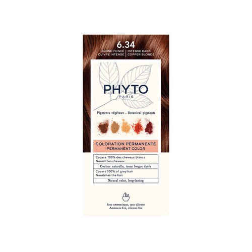 Phyto Paris Color Kit Coloration 6.34 Blond Foncé Cuivre
