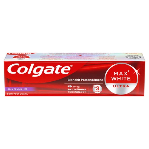 Colgate Max White Dentifrice Ultra Soin Sensibilité 75ml