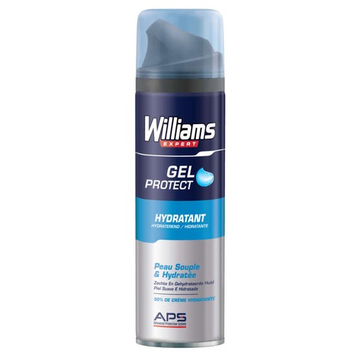 Williams Gel À Raser Protect Gel Peau Hydratant 200ml