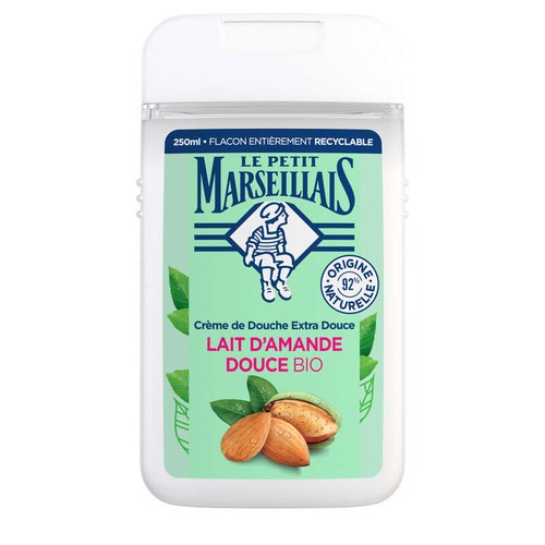 Le Petit Marseillais Crème de douche Lait amande Bio 250ml