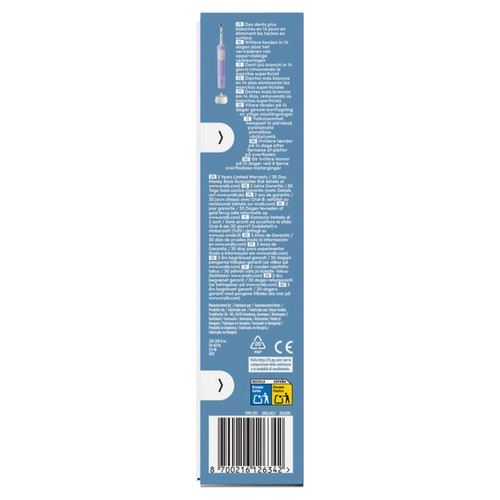 [Para] Oral-B Vitality Pro Brosse À Dents Électrique Violette
