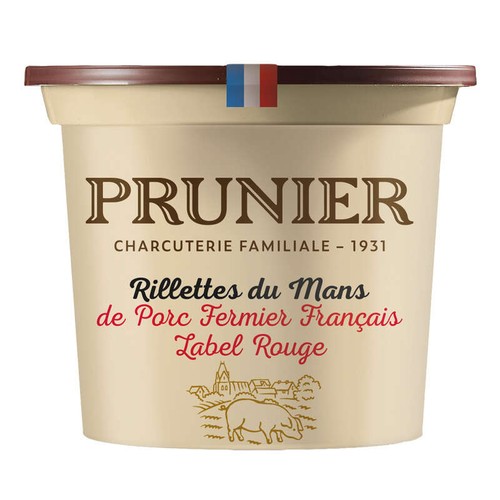 Maison Prunier Rillettes Du Mans De Porc Fermier Français Label Rouge 220g