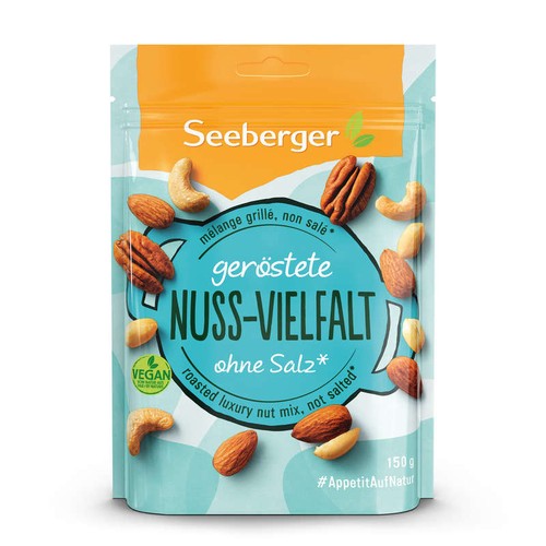 Seeberger Mélange Grillé Non Salé Vegan 150g
