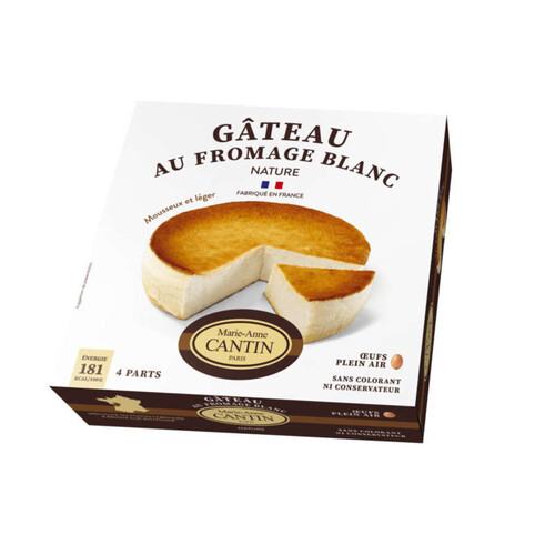 Marie-Anne Cantin Gâteau au Fromage Blanc Nature 315g