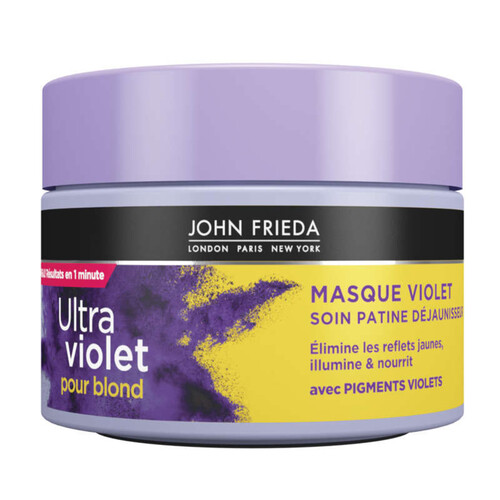 John Frieda Sheer Blonde Ultra Violet pour Blondes Masque Violet 250ml