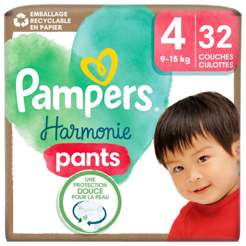 Pampers Couches Harmonie Pants T4 x32