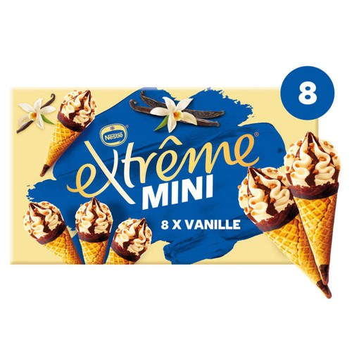 Nestlé Glaces Extrême Mini Vanille X8 312G