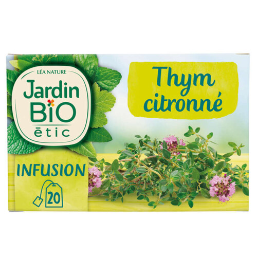 Jardin Bio Etic Infusion Thym Citronné Bio Sachet x20 30g