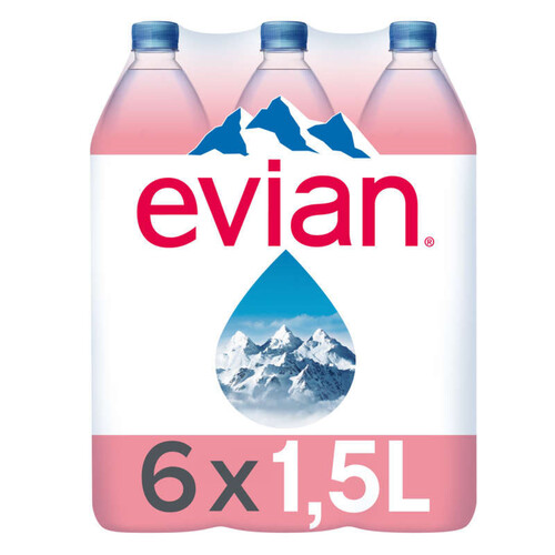 Evian eau minérale naturelle 6x1,5L