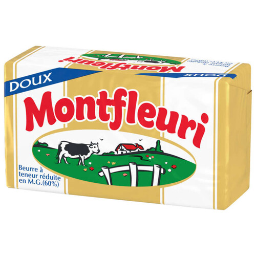 Montfleuri Beurre Doux Avec 60% De Matières Grasses 250G