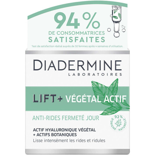Diadermine Lift+ Végétal Actif Crème de Jour Anti- Rides Fermeté 50 ml