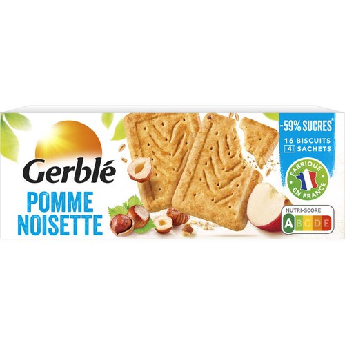 Gerblé Biscuit pomme noisette  230g