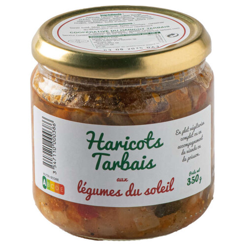 Haricot tarbais aux légumes du soleil 350g