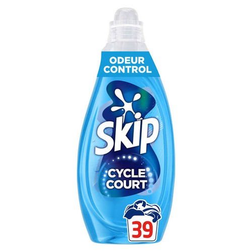 Skip Lessive liquide Mon cycle court parfait Odeur control x39