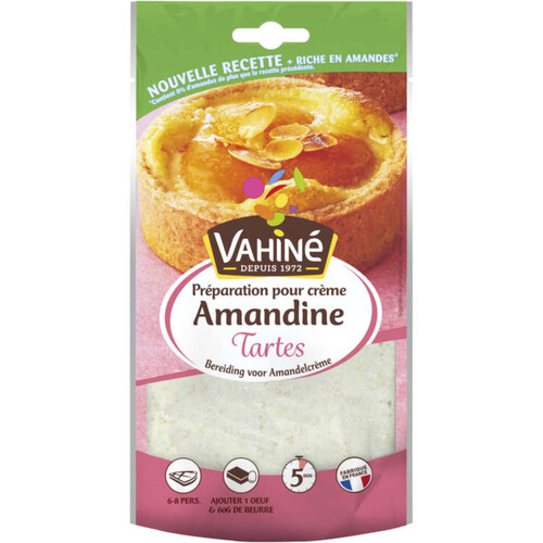 Vahiné Crème Amandine, Préparation Pour Garnir Vos Tartes 200G