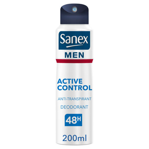 Sanex Men Déodorant Spray HommeDermo 48h Anti-Transpirant 200ml
