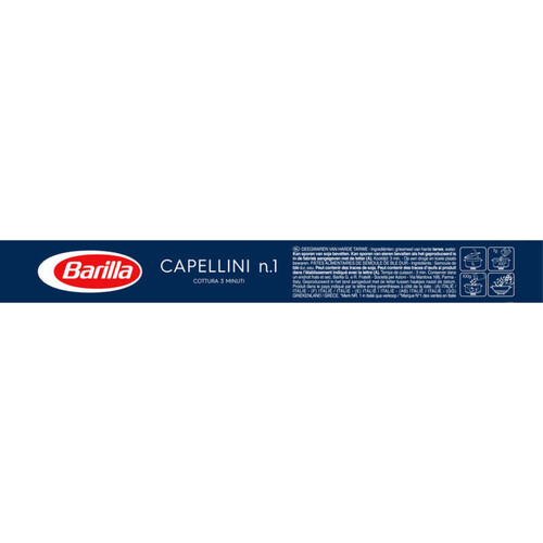 Barilla pates capellini n°1 500g