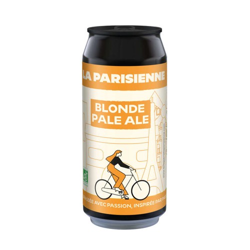 La Parisienne Bière blonde artisanale Bio 44cl
