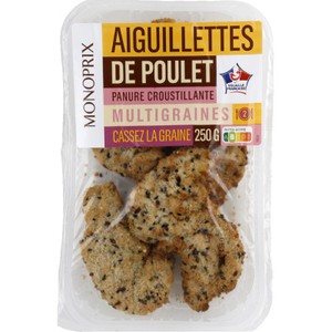 Monoprix Aiguillettes Panées Graines 250g
