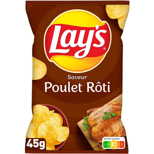 Lay's Chips de Pommes de Terre Saveur Poulet 45g
