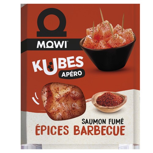 Mowi Cubes de Saumon Fumé épicé 90g