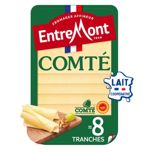 EntreMont Comté x8 Tranches Aop 120g