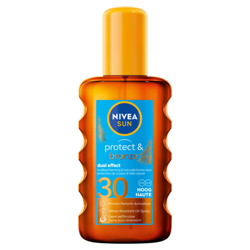 Nivea sun spray protect & bronze oil spf30 200ml