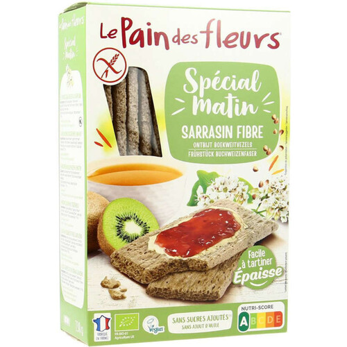 [Par Naturalia] Le pain des fleurs Tartines Spécial Matin Sarrasin Fibre 230g