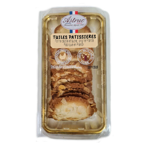 Tuile Coudee Amande 140G