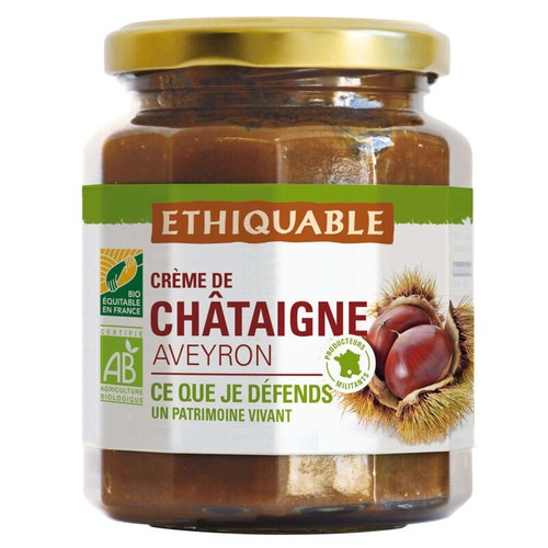 Paysans Crème Bio de Châtaigne Ardèche Equitable & Bio 320g