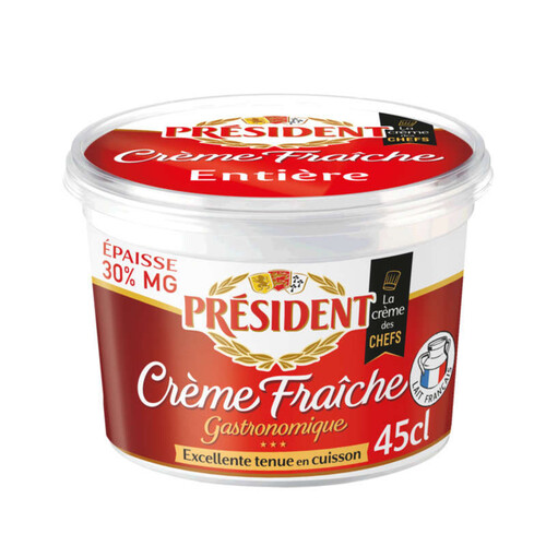 Président Crème Fraîche Épaisse 30% 45Cl