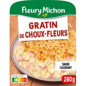 Fleury Michon Gratin de Choux-Fleurs Au Jambon 280g
