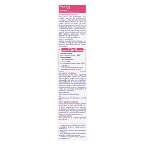 [Para] Lea Nature Laboratoire Eau Thermale Jonzac Soin Teinté Apaisant Anti-Rougeurs 40ml