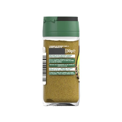 Ducros Cumin Moulu Bio 30g