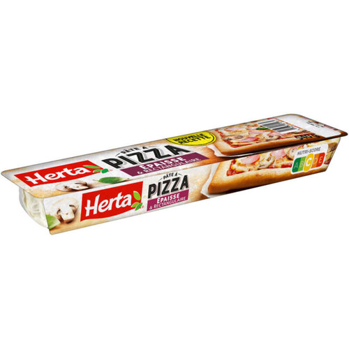 Herta Pâte à pizza épaisse et rectangulaire 540g