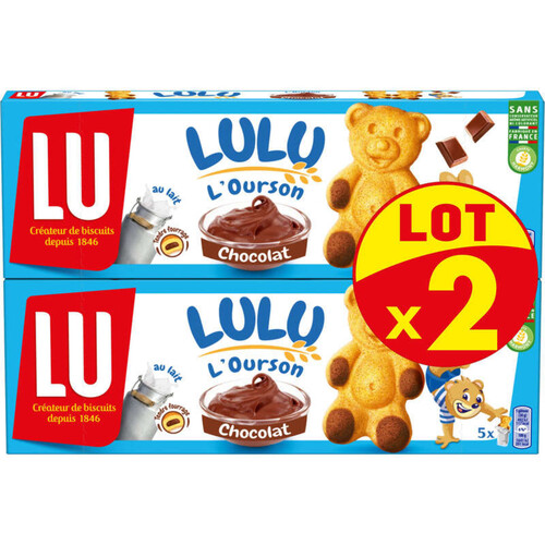 Lulu Ourson 2X150G Choco