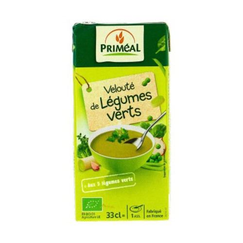 [Par Naturalia] Primeal Velouté De Légumes Verts 33Cl Bio