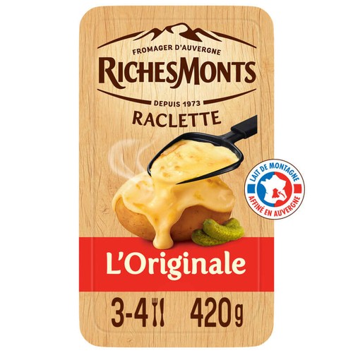 RichesMonts La Raclette Fromage Classique 420g