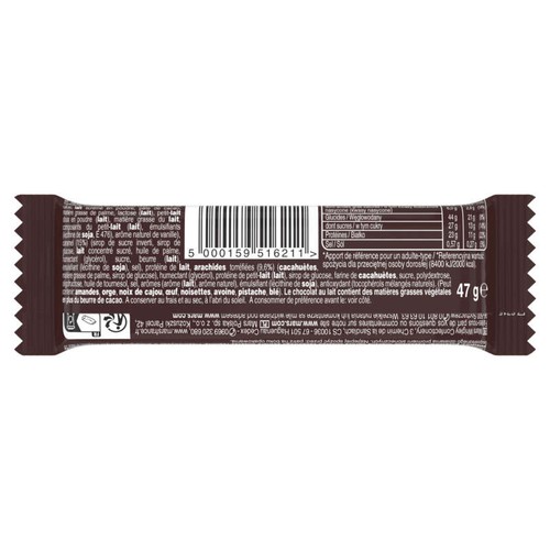 Snickers Barre Chocolatée Protéiné 47g