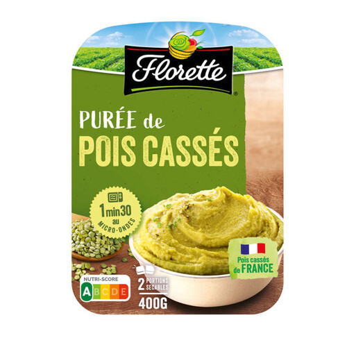 Créaline purée de pois cassés 2x200g