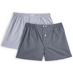 Monoprix 2 Caleçons Grey Bis Mrg XXL