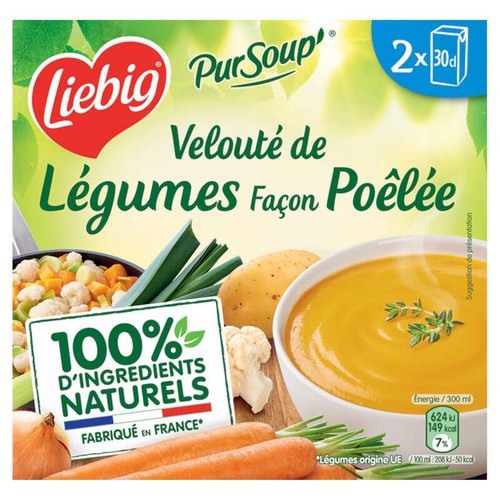 Liebig PurSoup' Velouté de légumes façon poêlée 2x30cl