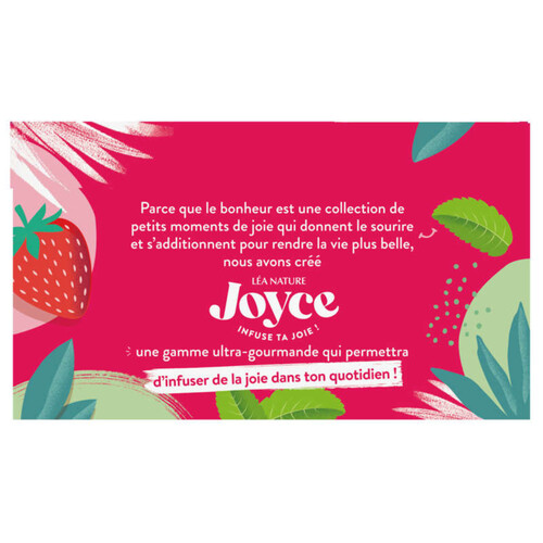 Joyce The blanc fraise & Menthe bio 30g