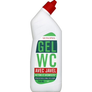 Gel WC Extra Power Javel 750 ml Contenu