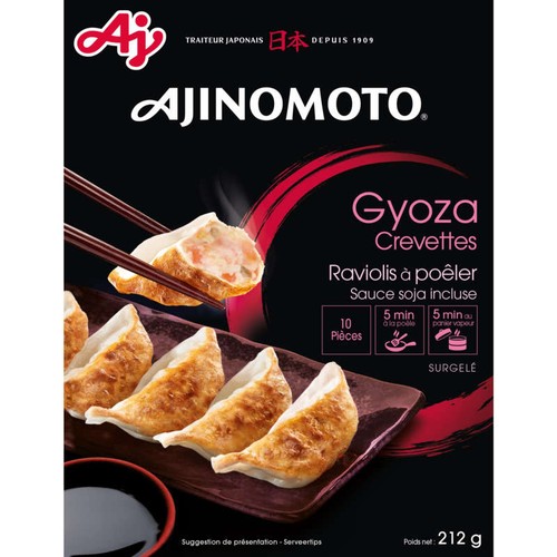 Ajinomoto Raviolis Japonais Crevettes 212g