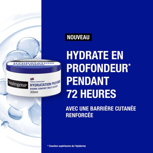 Neutrogena Baume Corps, Mains et Visage Hydratation Profonde 300ml