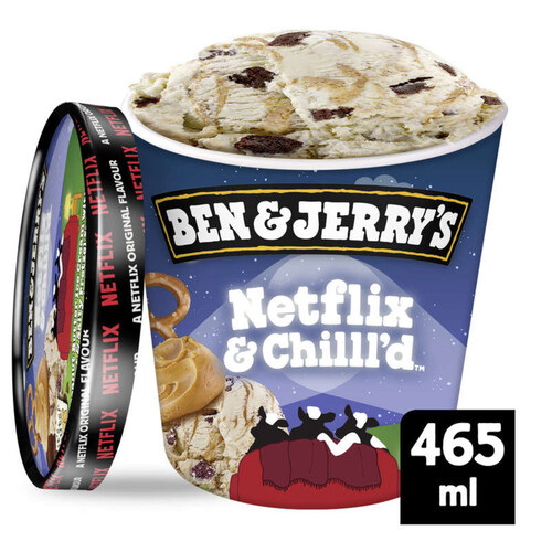 Ben & Jerry's Glace en Pot Netflix & Chilll'd™ 465ml.