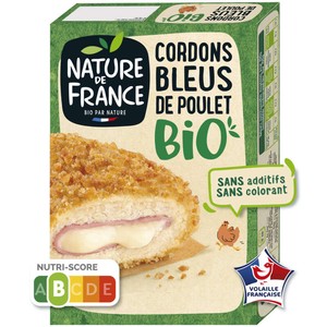 Nature de France Cordon Bleu de Poulet Bio 2x100g