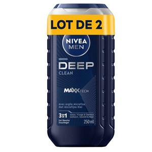 Nivea Men Gel Douche deep x2