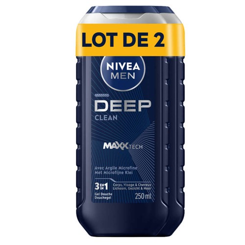 Nivea Men Gel Douche deep x2